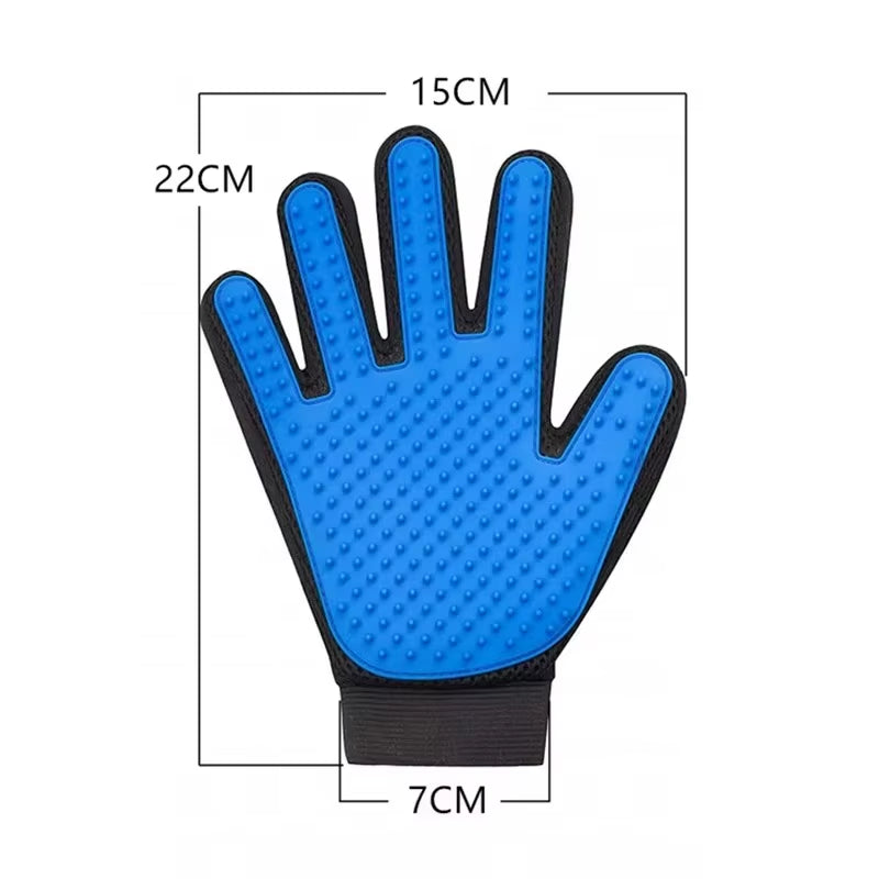 Pet Grooming Glove | Deshedding Brush Glove for Cats & Dogs