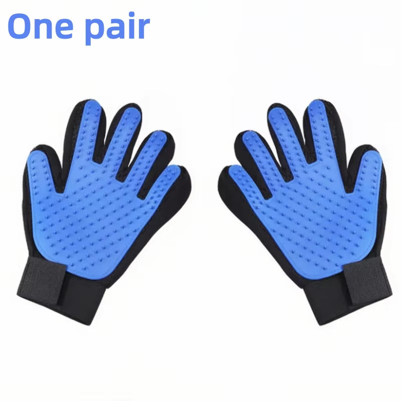 Pet Grooming Glove | Deshedding Brush Glove for Cats & Dogs