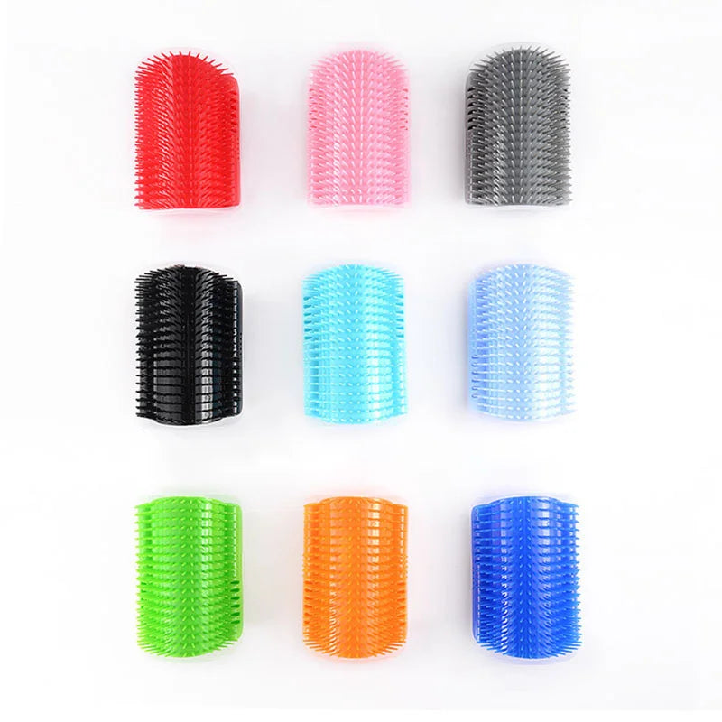 Cat Self-Grooming Corner Wall Brush | Massage & Grooming for Cats