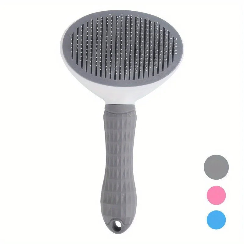 Pet Hair Remover Comb | One-Click Self-Cleaning Brush for Dogs & Cats