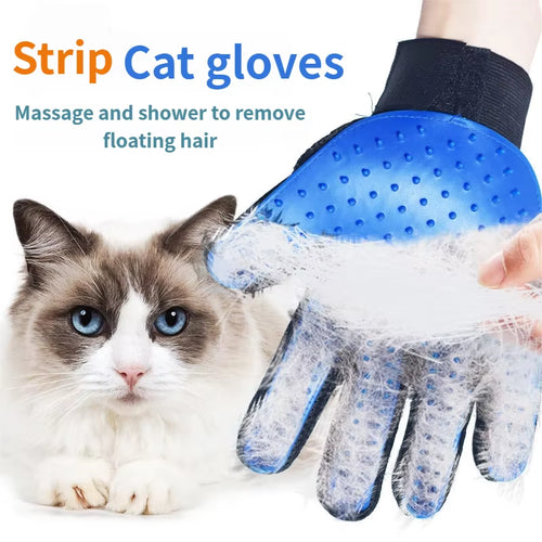 Pet Grooming Glove | Deshedding Brush Glove for Cats & Dogs